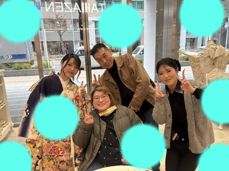 TAKAZEN神戸旧居留地店　前撮り撮影会　イマドキ　カワイイ　コディネート　振袖　レンタル　袴　