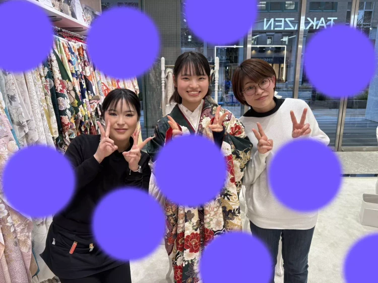 TAKAZEN神戸旧居留地店 前撮り撮影会 イマドキ カワイイ コディネート 振袖 レンタル 袴