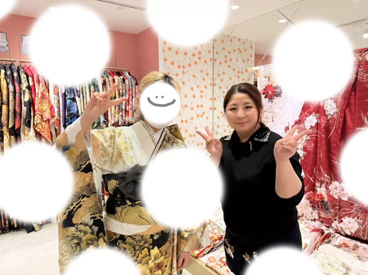 TAKAZEN姫路店　振袖　成人式　粋古典　古典柄　カッコイイ　クール　おしゃれ