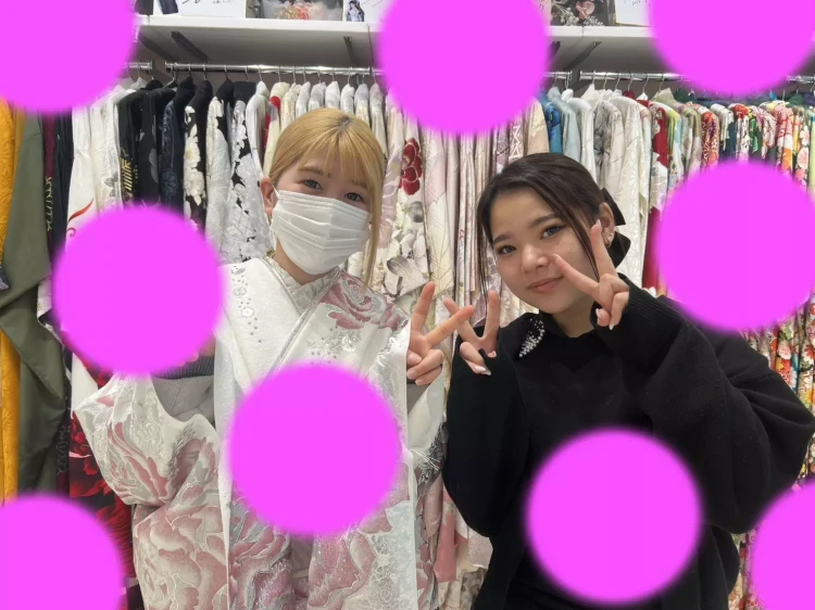 TAKAZEN神戸店　前撮り撮影会　イマドキ　カワイイ　コディネート　振袖　レンタル　袴　