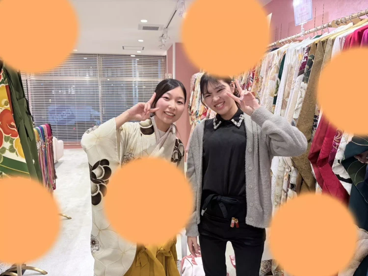 TAKAZEN姫路　姫路市　卒業式　袴　黄色　推しカラー　くすみ　古典