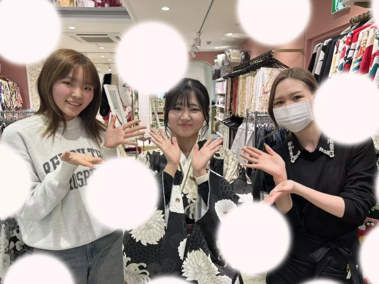 TAKAZEN姫路店　姫路市　成人式　卒業式　袴　振袖　イマドキ振袖　イマドキ袴　黒袴　乱菊袴　カーキ袴　大人っぽい袴　