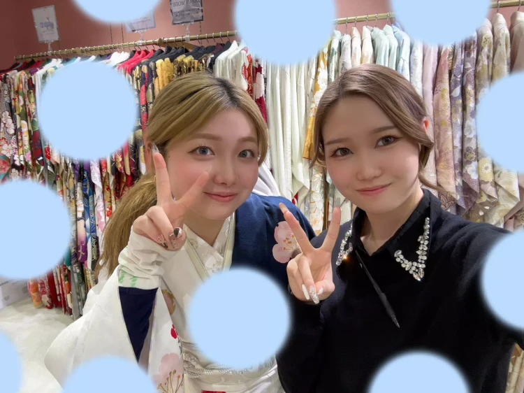 TAKAZEＮ姫路店　古典柄振袖　振袖レンタル　方身代わり　梅柄　大人っぽい　