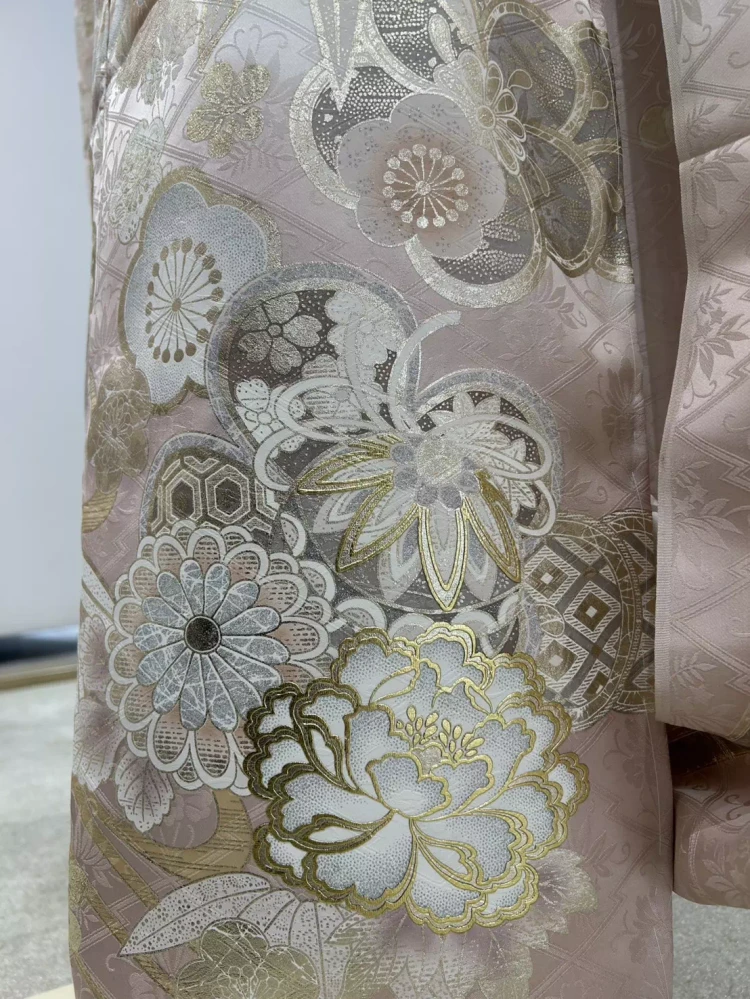 TAKAZEN姫路店　姫路市　成人式　卒業式　袴　振袖　イマドキ振袖　くすみピンク　くすみカラー振袖　ピンク振袖