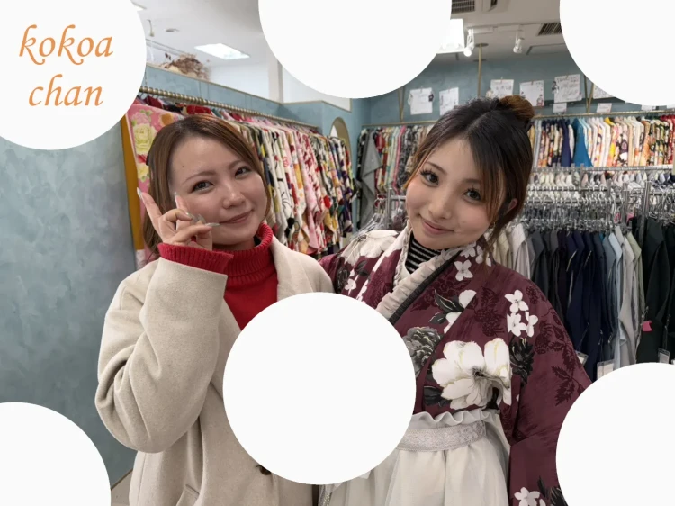 ♡【TAKAZEN心斎橋店】12日　なんば・心斎橋・天王寺・大阪市・東大阪市・岸和田市　💖🐨イマドキでかわいいお洒落な袴姫ちゃん♡