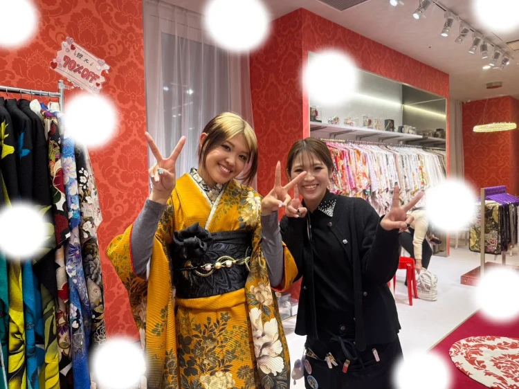 【TAKAZEN大阪梅田本店】♡23日　ヴィンテージのオシャレで可愛いお振袖姫ちゃん♡