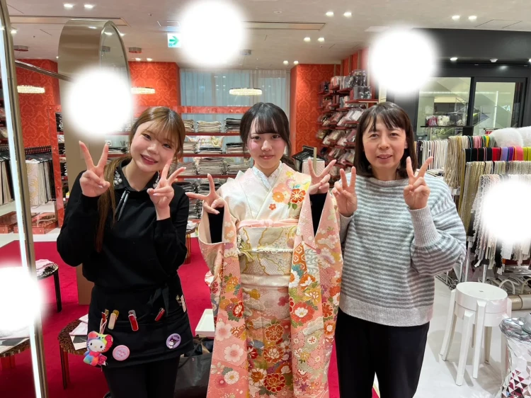 成人式　振袖レンタル　古典　ピンク色　可愛い