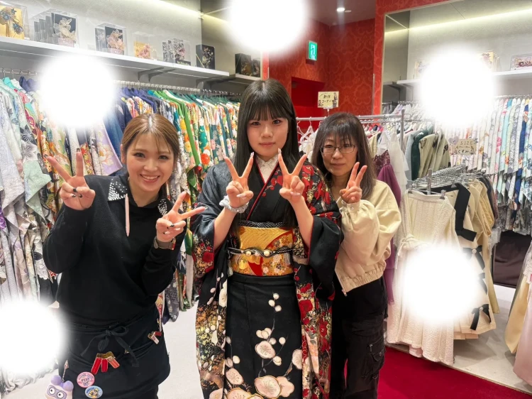 成人式　前撮り　梅田　振袖レンタル　袴レンタル　家族写真　前撮り撮影会