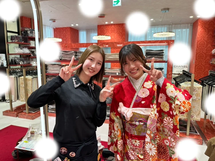 【TAKAZEN大阪梅田本店】♡9日　王道赤色古典柄お振袖姫ちゃん♡
