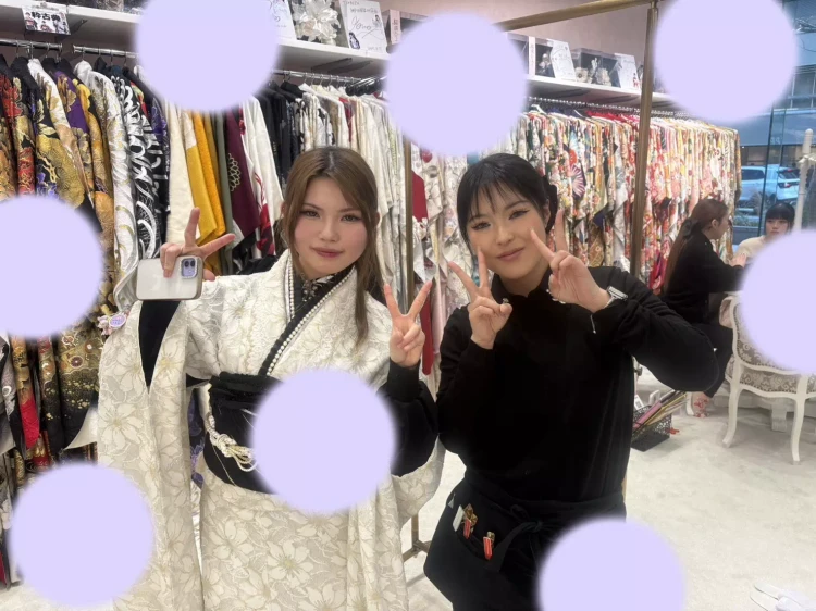 TAKAZEN神戸店　前撮り撮影会　イマドキ　カワイイ　コディネート　振袖　レンタル　袴　