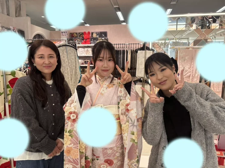 【TAKAZEN神戸旧居留地店】♡24日 神戸市・明石市・三木市 新作くすみ古典の姫ちゃん♡淡い古典柄でイマドキお洒落に仕上げましょう♪