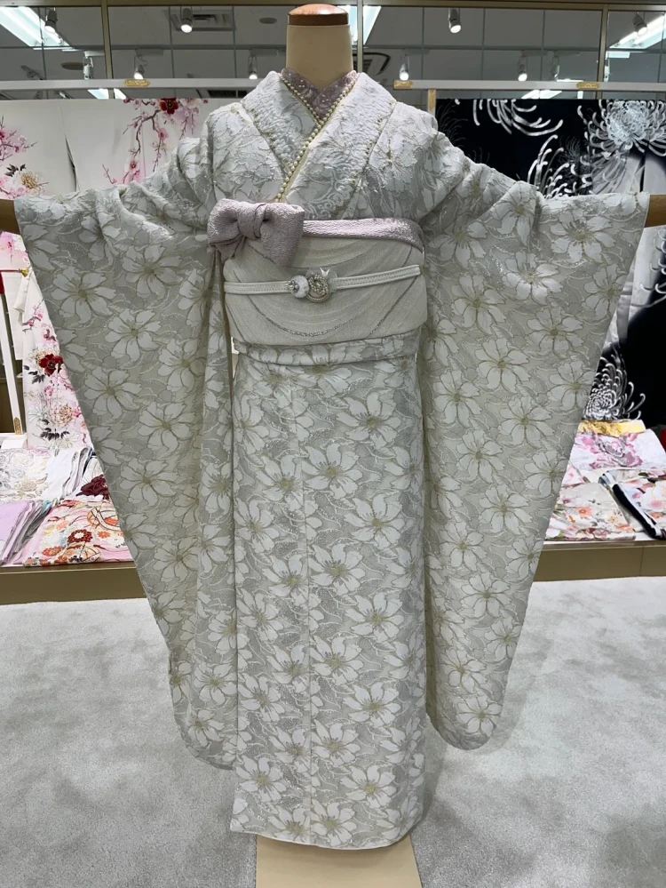 振袖レンタル　成人式　なんば　心斎橋　天王寺　大阪　人気安かわ　くすみカラーガーリー