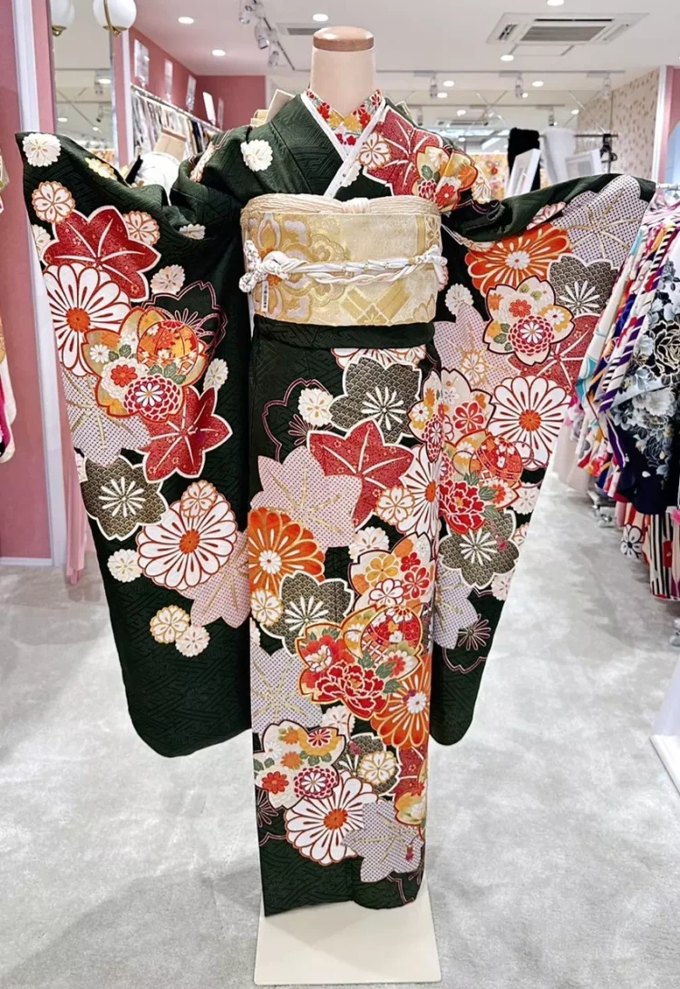 TAKAZEN姫路店　振袖　成人式　　古典柄　王道古典柄　きれいめ