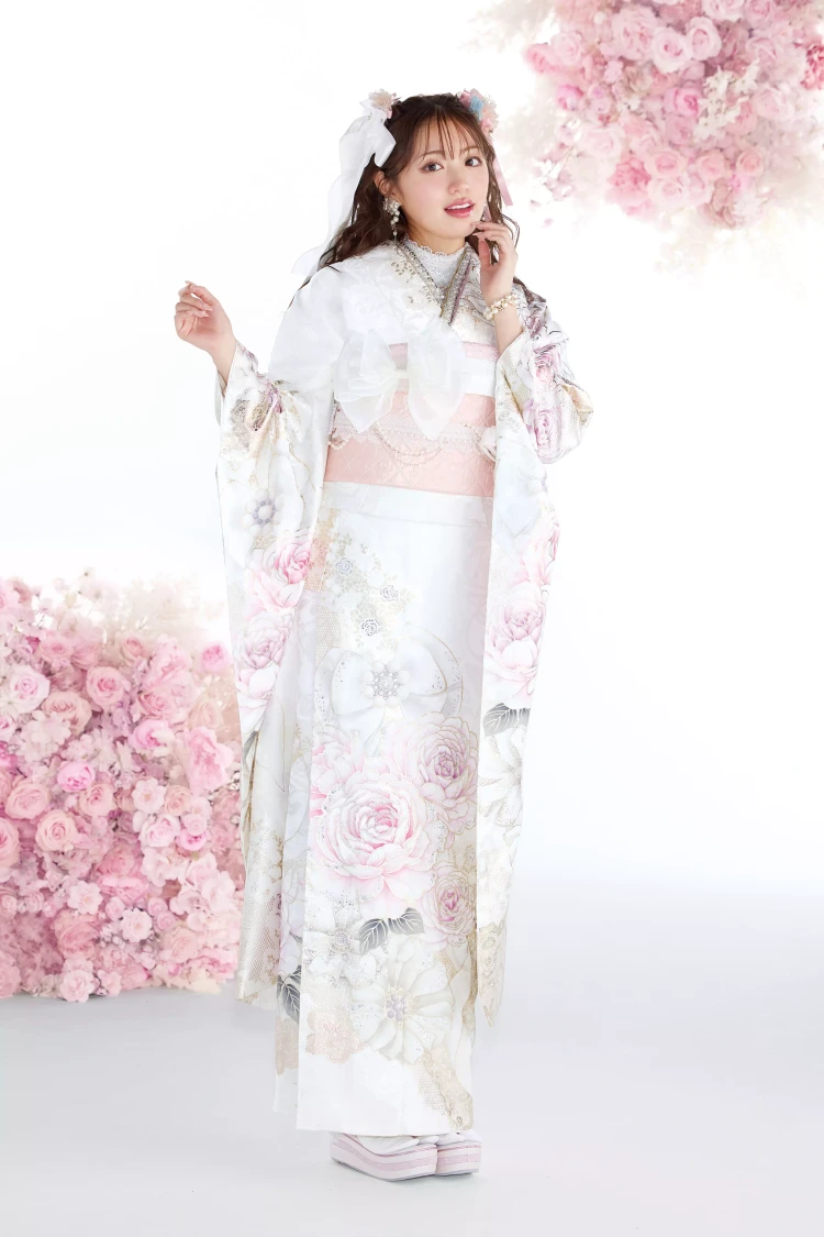　TAKAZEN姫路店　姫路市　成人式　振袖　コスメカラー　カワイイ　お嬢様スタイル　TAKAZENオリジナル