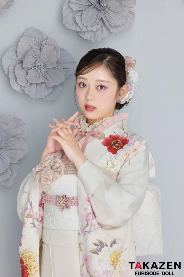 成人式振袖レンタル TAKAZEN くすみ系