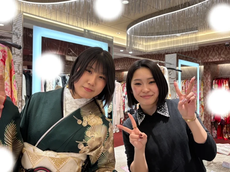 表参道　成人式　みどり　古典　おしゃれ