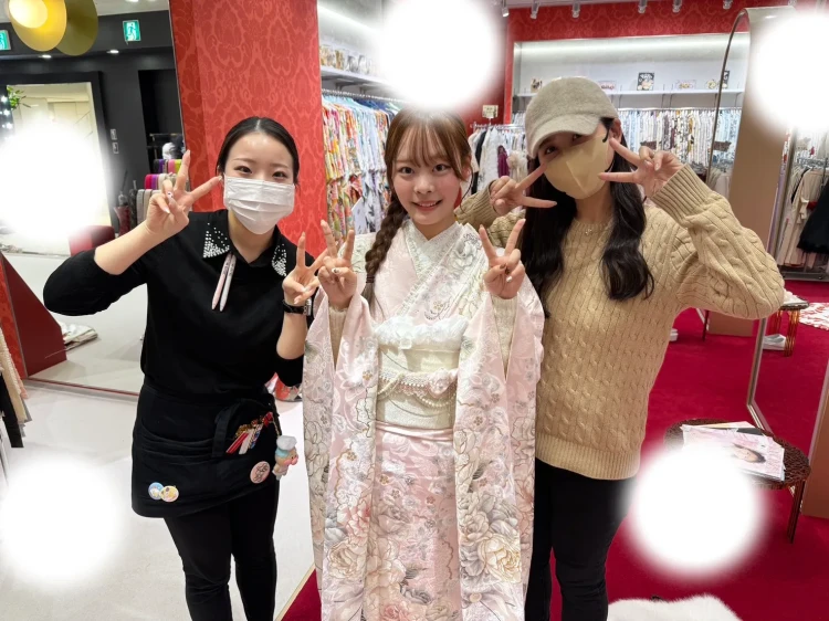 成人式　前撮り　梅田　振袖レンタル　袴レンタル　家族写真　前撮り撮影会