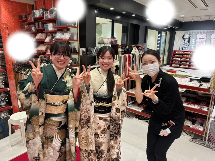 【大阪・梅田で成人式振袖をお探しの方へ】♡26日　大阪梅田で姉妹でフォトプランと振袖姫ちゃん♡ TAKAZEN大阪梅田本店♡