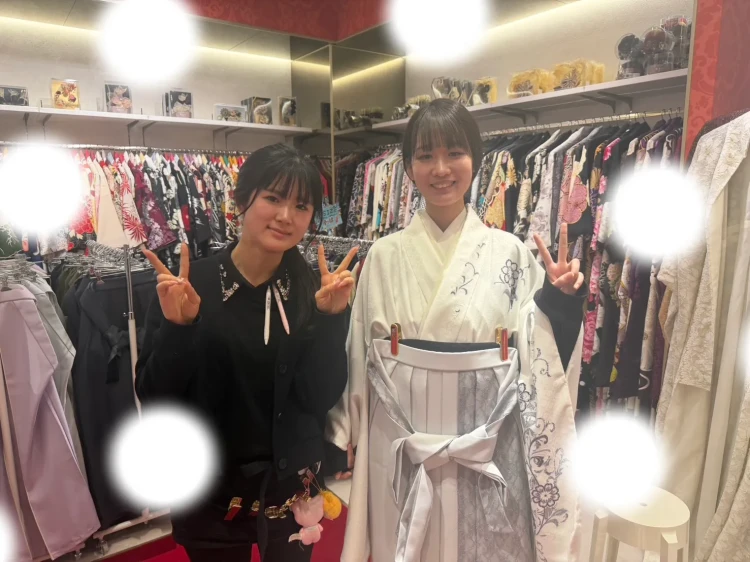 成人式　前撮り　梅田　袴　くすみカラー　かわいい　イマドキ　淡色　古典　タカゼン　撮影