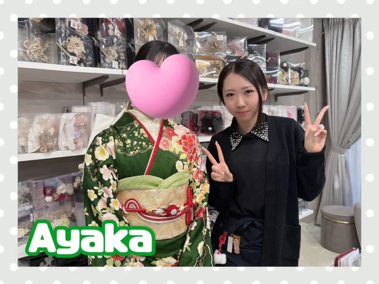TAKAEN奈良店　成人式振袖　振袖レンタル奈良　可愛い　古典　緑　流行り
