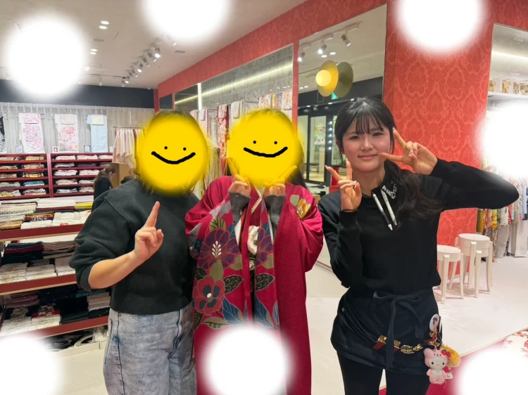 大阪梅田でママ振りを使ったコーデに決定