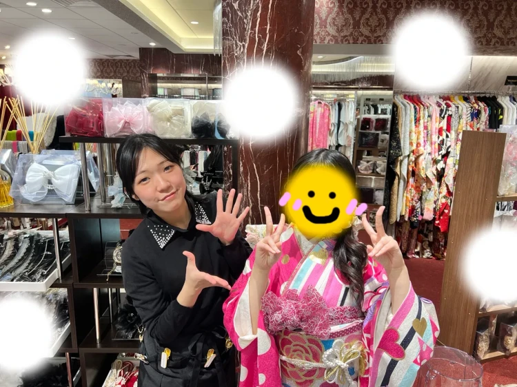 振袖レンタル　東京　表参道　かわいい　おしゃれ　個性派　かわいい　　イマドキ　被りたくない