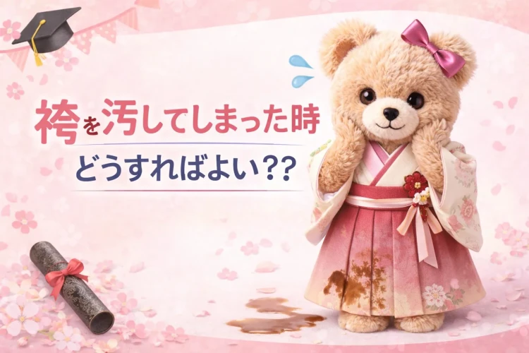 【TAKAZEN奈良店】16日💖 もしも袴を汚してしまった時はどうすればよい？？徹底解説🧸🪄