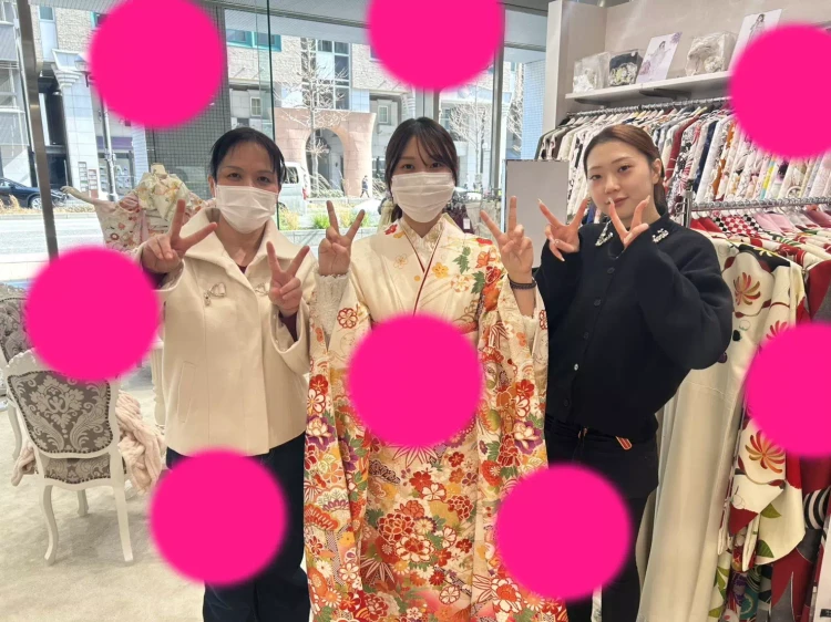 TAKAZEN神戸旧居留地店　　成人式　振袖　レンタル　卒業式　袴　カワイイ　イマドキ　大人っぽい　クール　粋古典お振袖　粋古典　