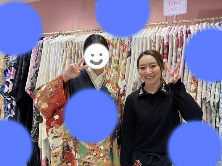 TAKAZEN姫路店　姫路市　成人　振袖　ママ振　古典　おしゃれ　後撮り