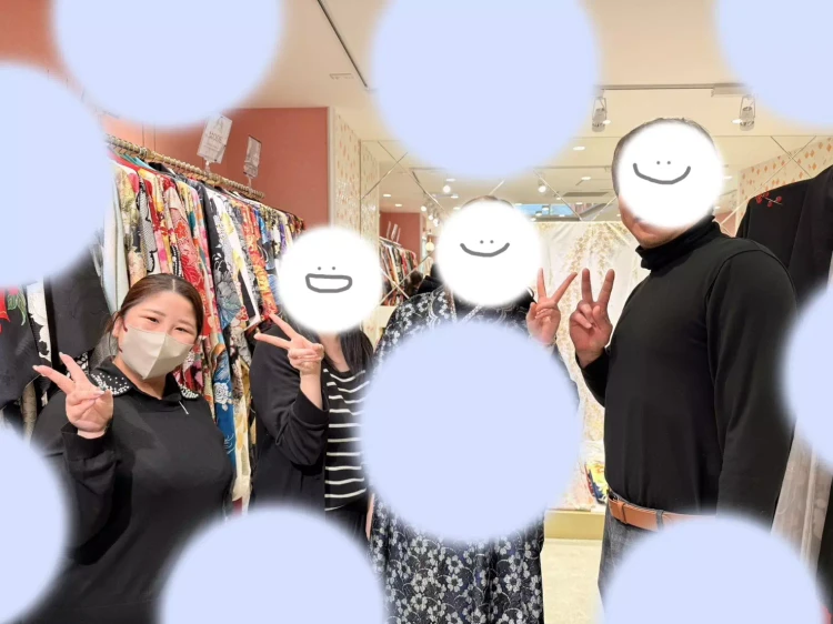 TAKAZEN姫路店　振袖　成人式　カワイイ　おしゃれ　ヴィンテージ　被りたくない　目立ちたい