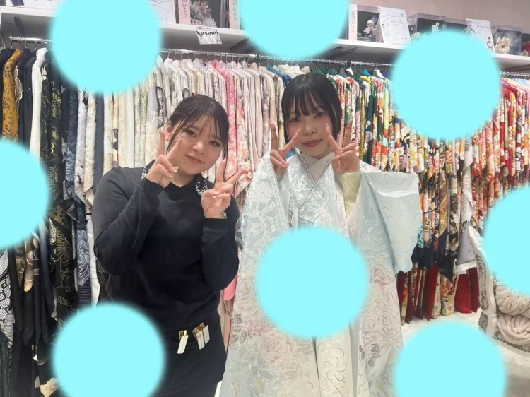 TAKAZEN神戸店　前撮り撮影会　イマドキ　カワイイ　コディネート　振袖　レンタル　袴　 ローズ