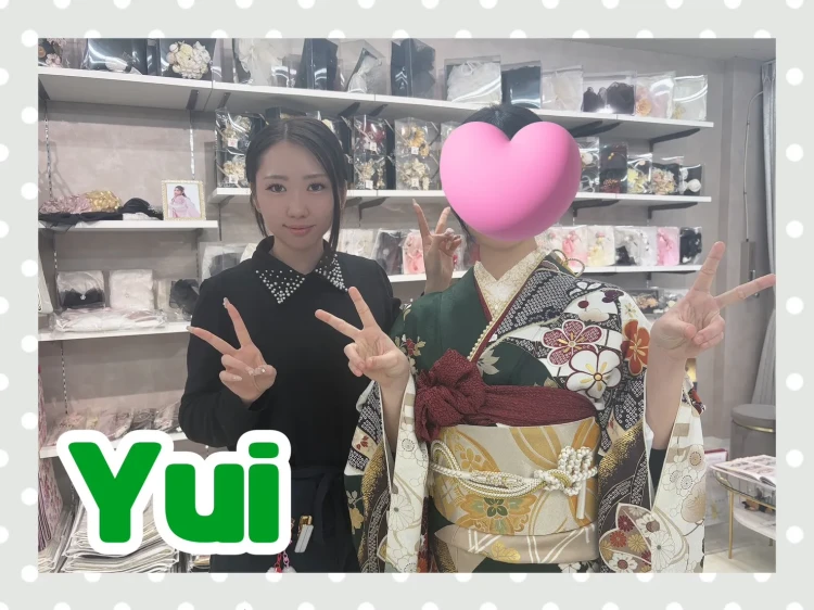 振袖　振袖レンタル　奈良　古典　緑　成人式