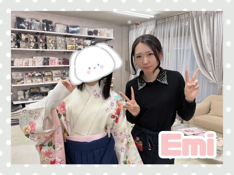 袴　袴レンタル　奈良　卒業式　古典　袴アレンジ