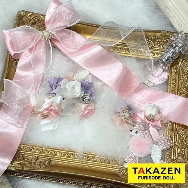 振袖　レンタル　奈良橿原　成人式　ヘアアレンジ　髪飾り　可愛い