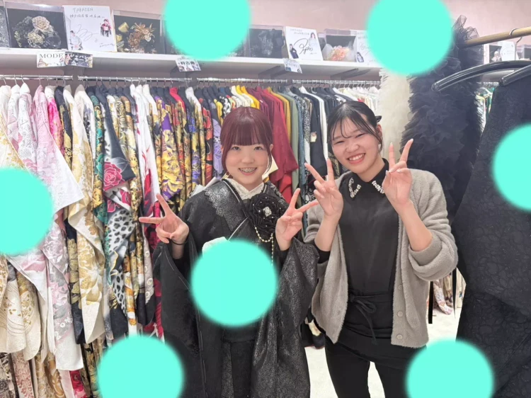 TAKAZEN神戸店　前撮り撮影会　イマドキ　カワイイ　コディネート　振袖　レンタル　袴　