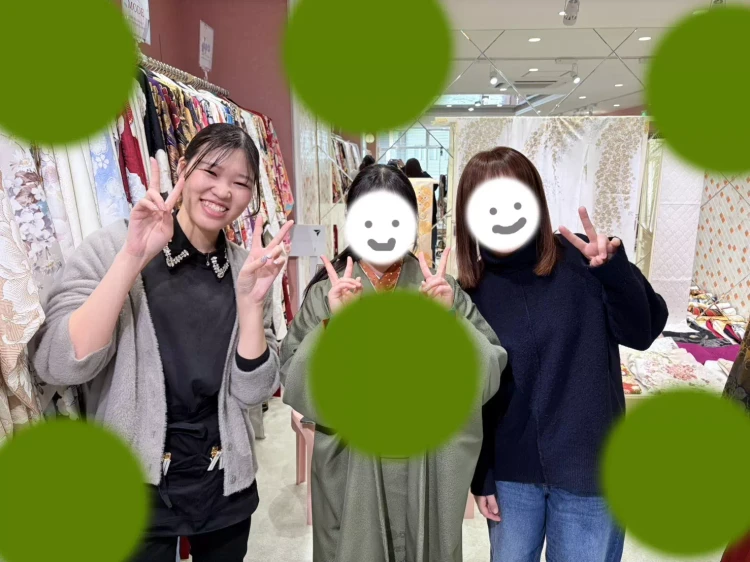 【TAKAZEN姫路店】♡9日　姫路市2028年成人式緑のヴィンテージスタイルのお振袖姫ちゃん♡