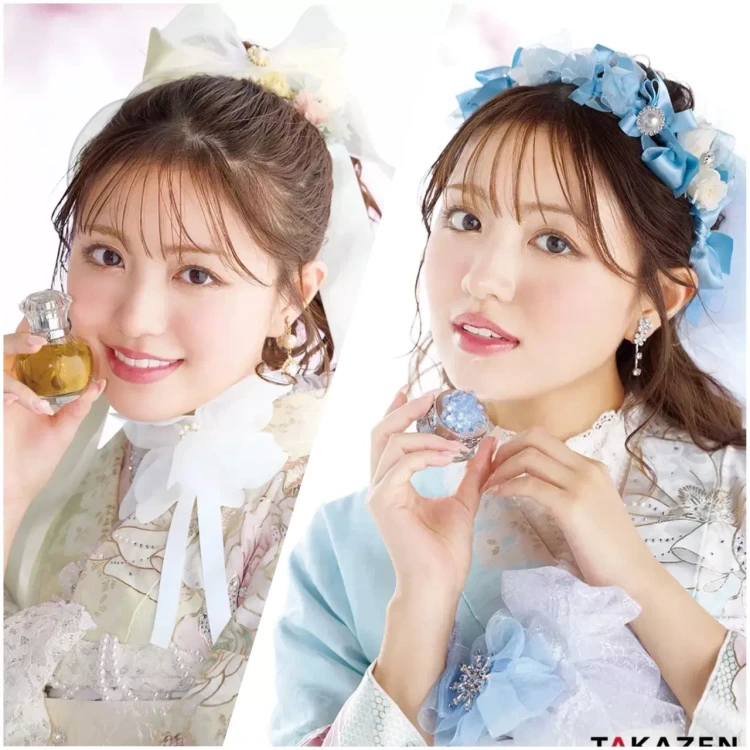 　TAKAZEN姫路店　姫路市　成人式　振袖　コスメカラー　カワイイ　お嬢様スタイル　TAKAZENオリジナル