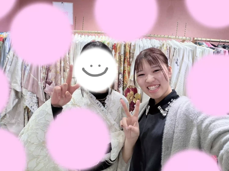 TAKAZEN姫路店　姫路市　成人式　振袖　安かわ　総レース　白レース　トレンド