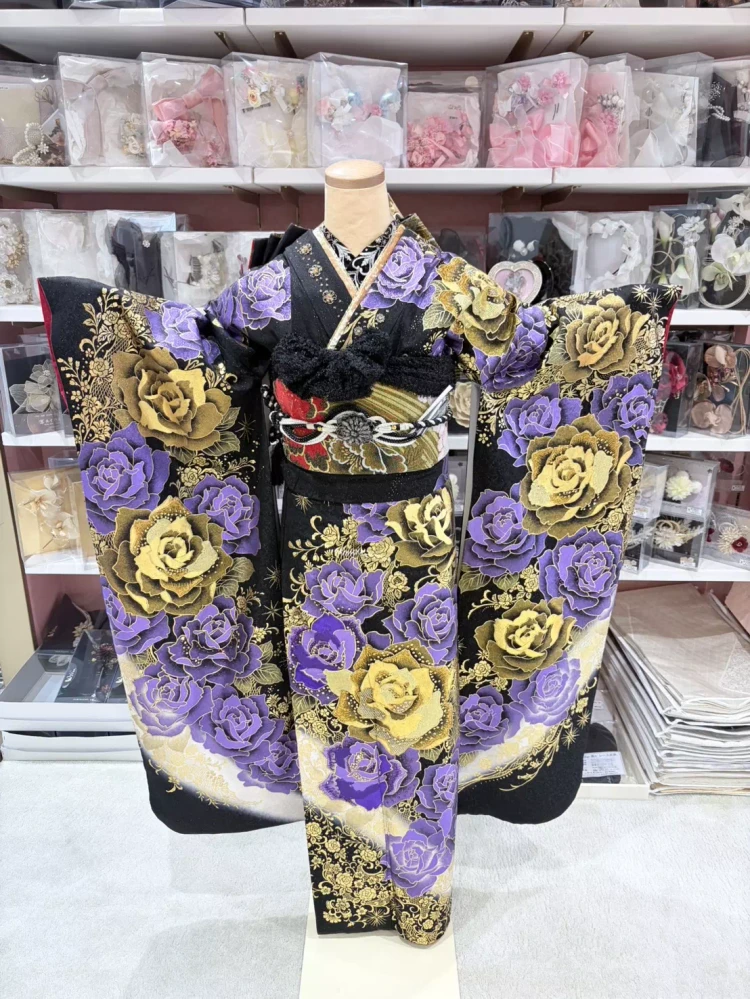 TAKAZEN姫路店　姫路市　振袖　成人式　MODE　きらきら　豪華　おしゃれ