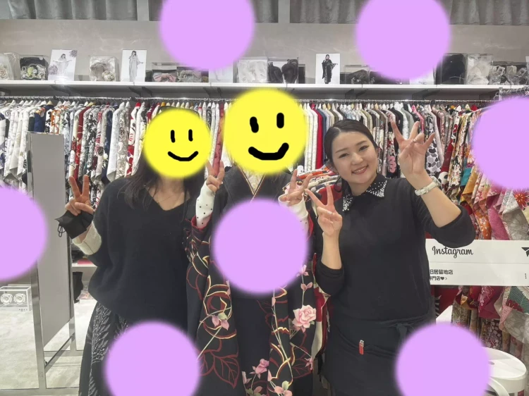 TAKAZEN神戸店　前撮り撮影会　イマドキ　カワイイ　コディネート　振袖　レンタル　袴　