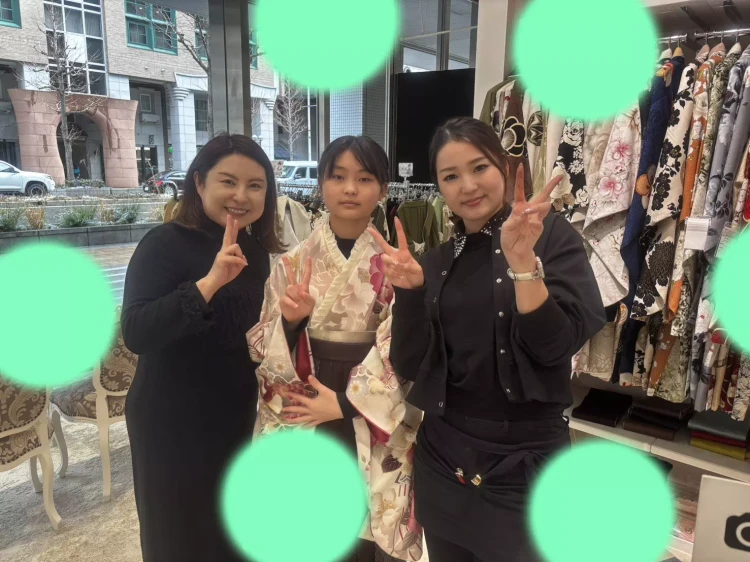 TAKAZEN神戸旧居留地店　前撮り撮影会　卒業式　袴　古典　イマドキ　カワイイ　コディネート