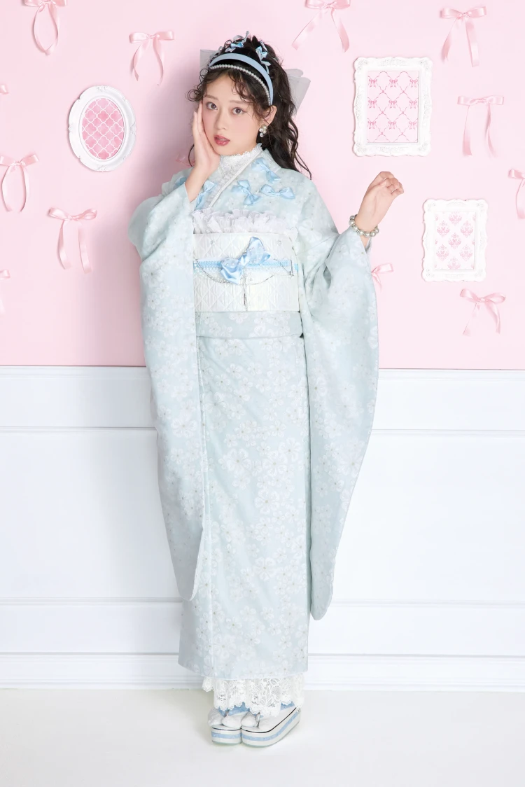 成人式 振袖 梅田 リボン かわいい キュート