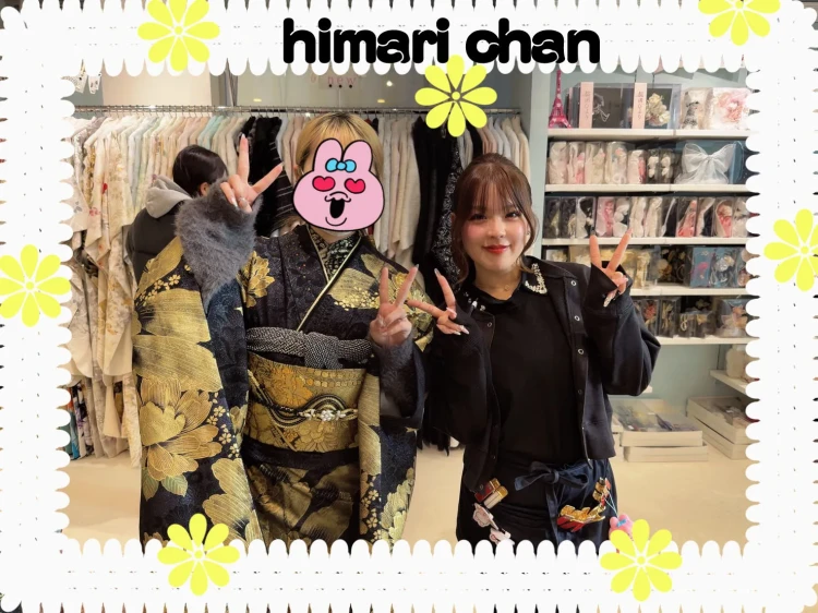 成人式　振袖レンタル　モード　黒　金　キラキラ