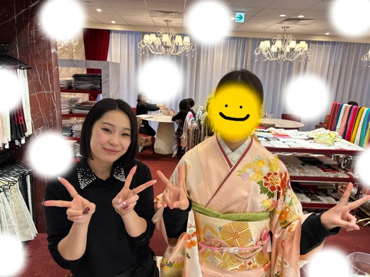 振袖レンタル　東京　表参道　かわいい　おしゃれ　古典　かわいい　　イマドキ　被りたくない