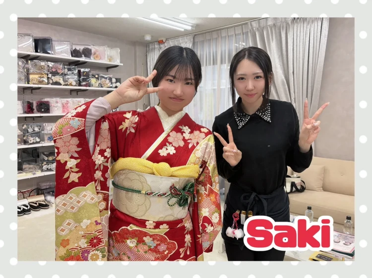 TAKAEN奈良店　成人式振袖　振袖レンタル奈良　可愛い　赤色　綺麗