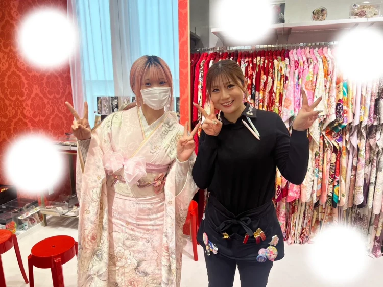 成人式　前撮り　梅田　振袖レンタル　袴レンタル　家族写真　前撮り撮影会