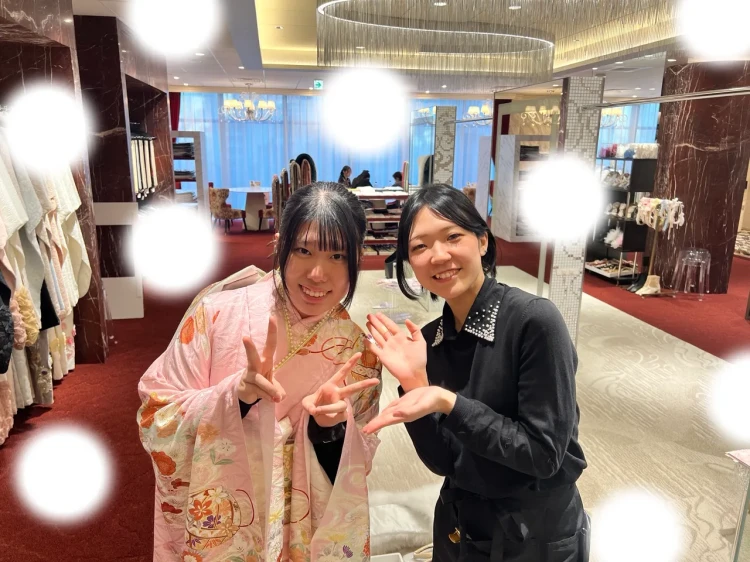 振袖レンタル　東京　表参道　かわいい　古典　ピンク　上品