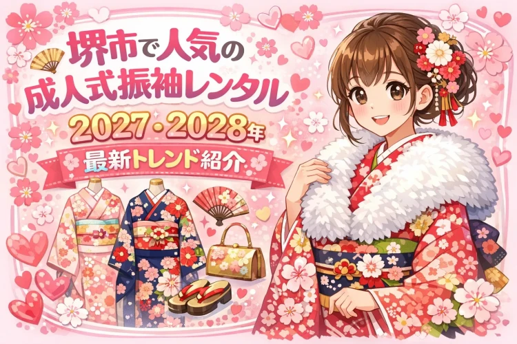 ♥ 【堺市で人気の成人式振袖レンタル】2027・2028年最新トレンド紹介 ♥TAKAZEN堺店♥