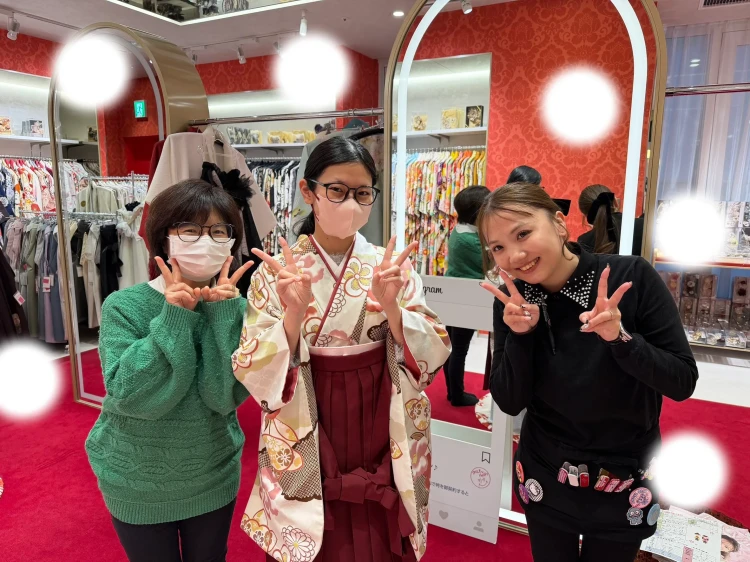 成人式　前撮り　梅田　振袖レンタル　袴レンタル　家族写真　前撮り撮影会