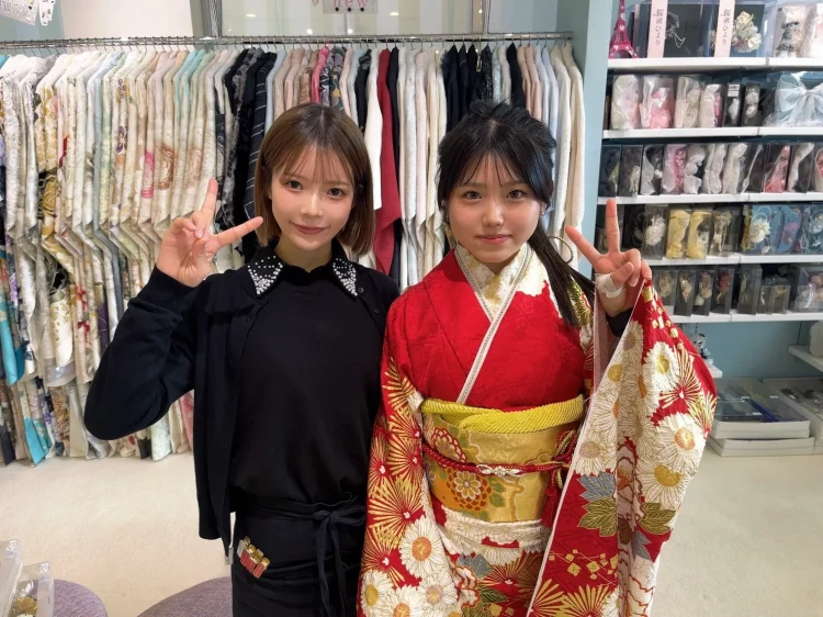 成人式　振袖レンタル　大阪　堺　和泉市　プレミアム古典　滝泰　絞り　豪華　赤